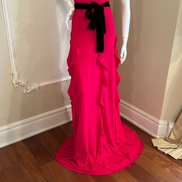 GUCCI PINK  RUFFLE DRESS SIZE M - Picture 5 of 15